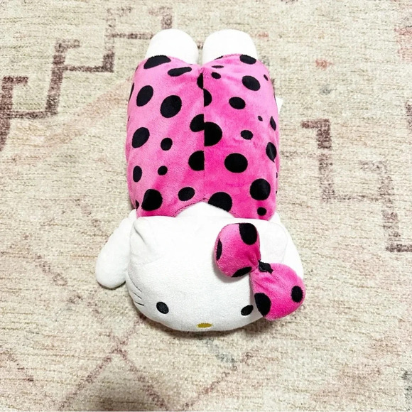 Hello Kitty pink and white flat plush Sanrio stuffed animal - Picture 4 of 16